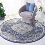 Safavieh Oregon Ore858N Navy/Ivory Rug.