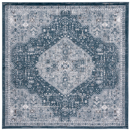 Safavieh Oregon Ore858N Navy/Ivory Rug.