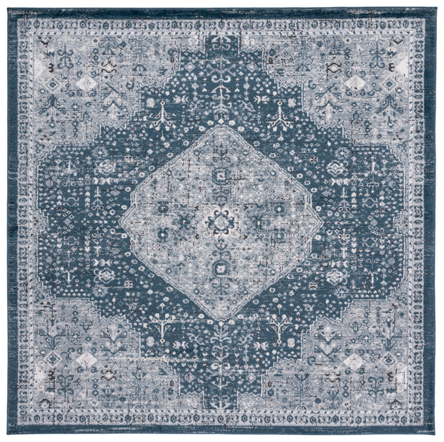 Safavieh Oregon Ore858N Navy/Ivory Rug.