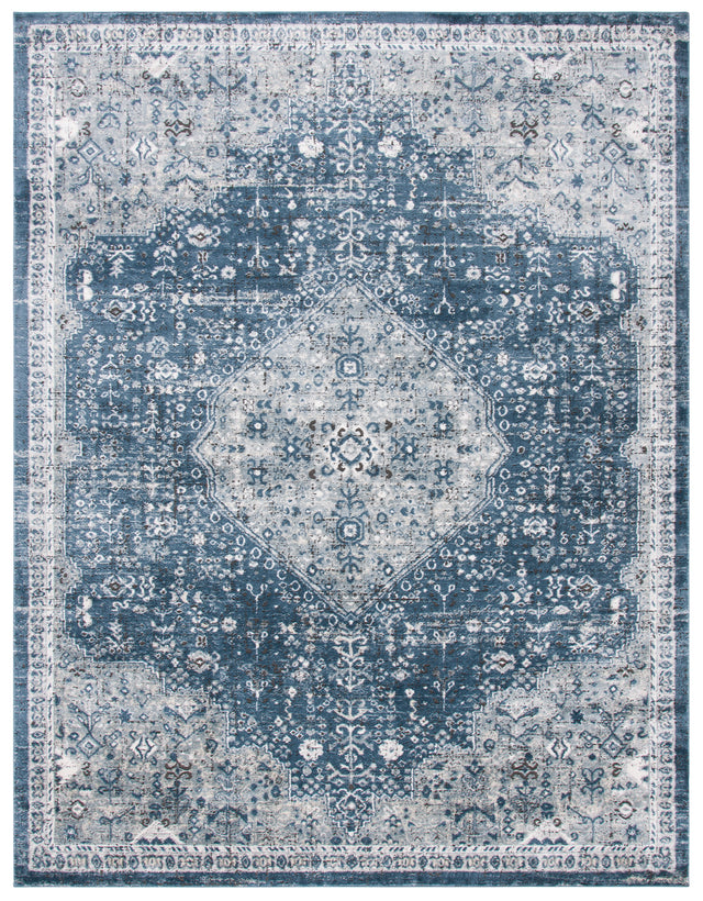 Safavieh Oregon Ore858N Navy/Ivory Rug.
