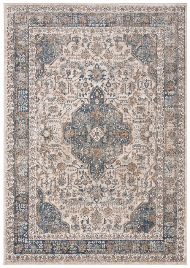 Safavieh Oregon Oreb858N Navy/Ivory Rug.