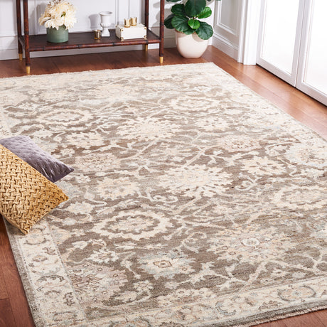 Safavieh Oushak Osh133F Grey/Ivory Rug.