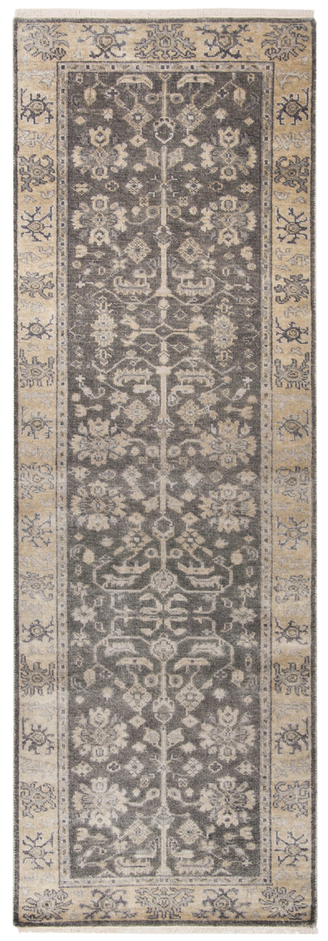 Safavieh Oushak Osh235A Charcoal/Sandstone Rug.