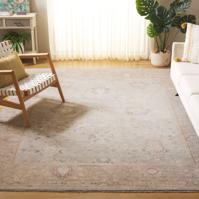 Safavieh Oushak Osh651F Grey/Beige Rug.