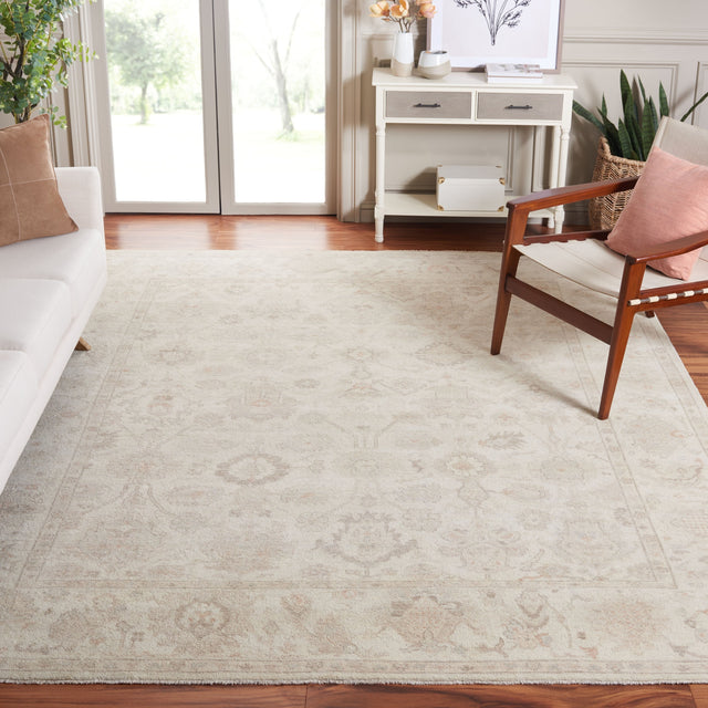 Safavieh Oushak Osh654B Beige/Light Grey Rug.