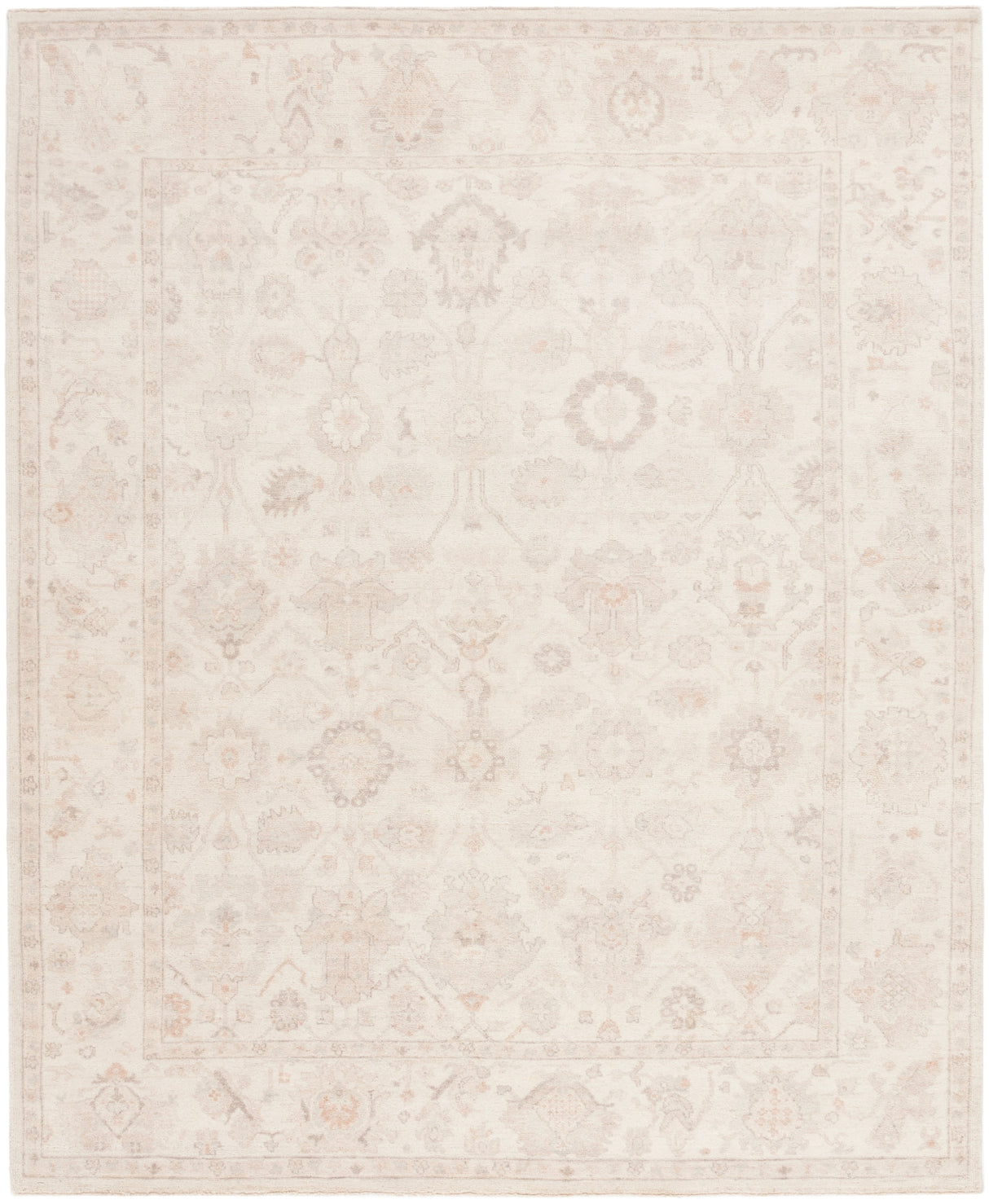 Safavieh Oushak Osh654B Beige/Light Grey Rug.