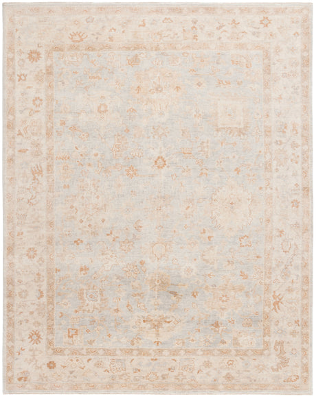 Safavieh Oushak Osh655M Light Blue/Beige Rug.