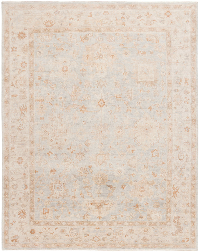 Safavieh Oushak Osh655M Light Blue/Beige Rug.