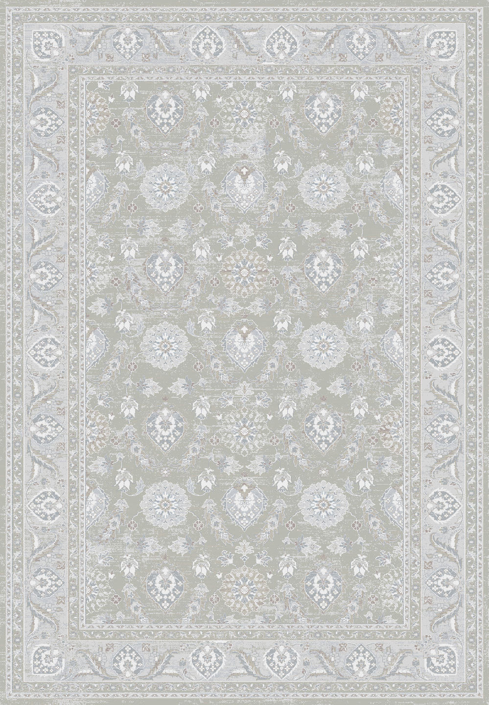 Dynamic Rugs Pacific 15940 Power Loomed Traditional Beige/Cream Rug