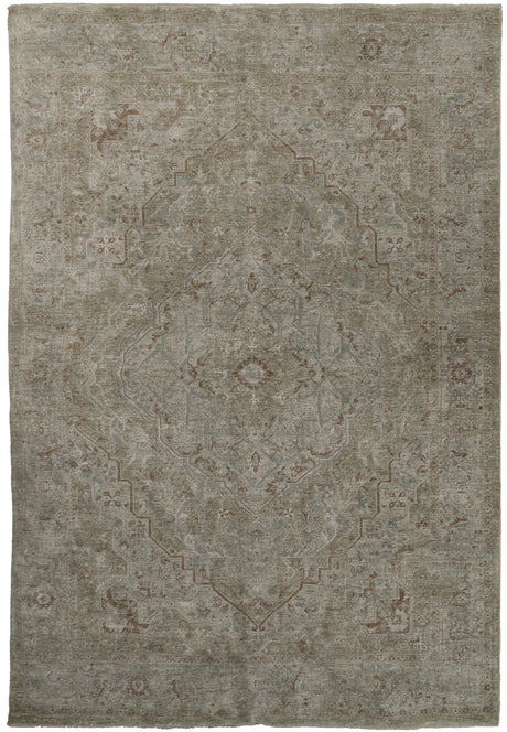 Dynamic Rugs Pacific 15941 Power Loomed Transitional Beige/Cream/Coral Rug