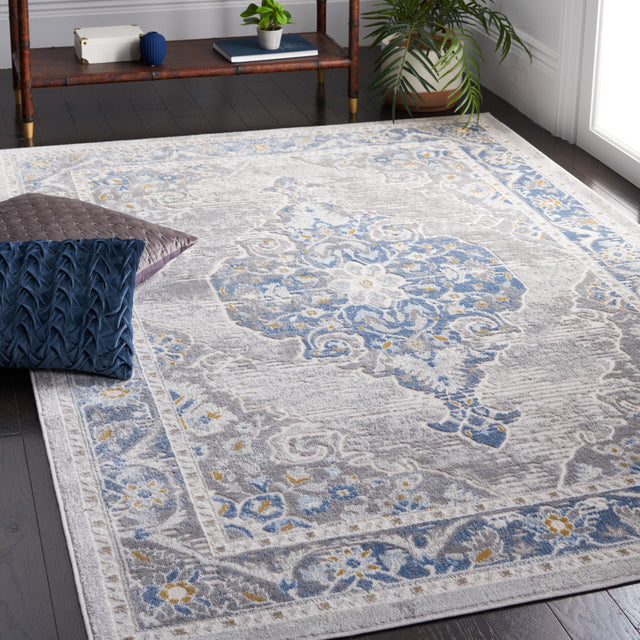 Safavieh Palma Pam362F Grey/Blue Rug.