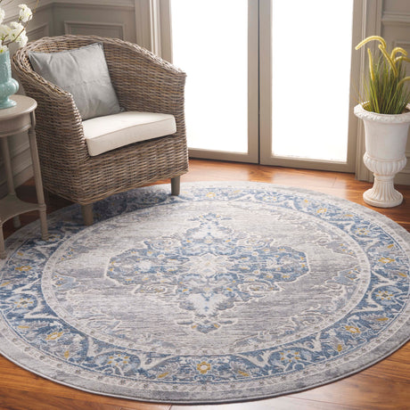 Safavieh Palma Pam362F Grey/Blue Rug.