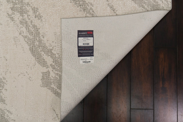 Dynamic Rugs Penta 6320 Power Loomed Modern Cream/Ivory Rug