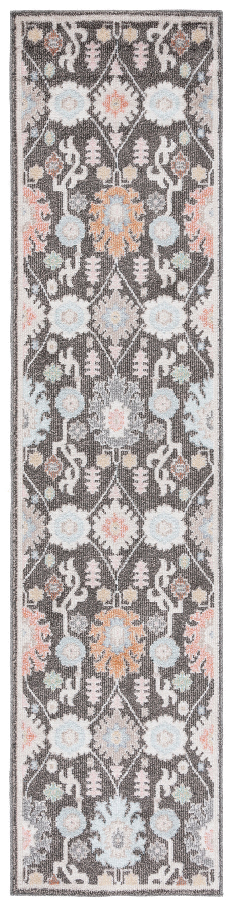 Safavieh Phoenix Phx560H Dark Grey/Ivory Blue Rug.