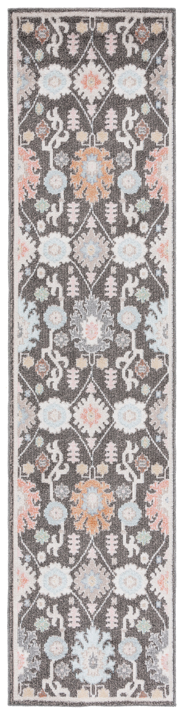 Safavieh Phoenix Phx560H Dark Grey/Ivory Blue Rug.