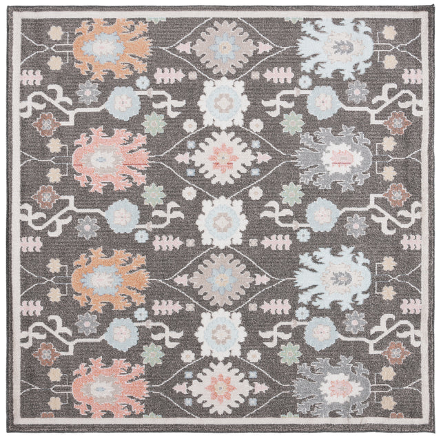 Safavieh Phoenix Phx560H Dark Grey/Ivory Blue Rug.