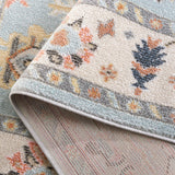 Safavieh Phoenix Phx562J Light Blue/Ivory Grey Rug.