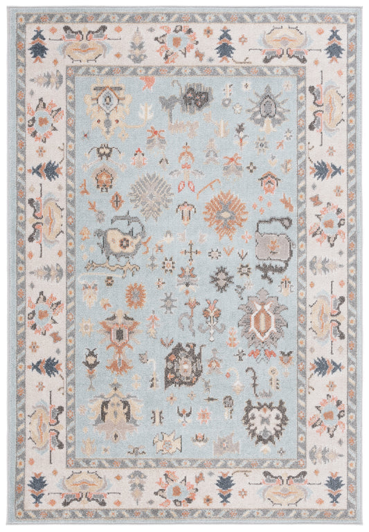 Safavieh Phoenix Phx562J Light Blue/Ivory Grey Area Rug