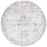 Safavieh Platinum Pla550F Grey/Dark Grey Rug.