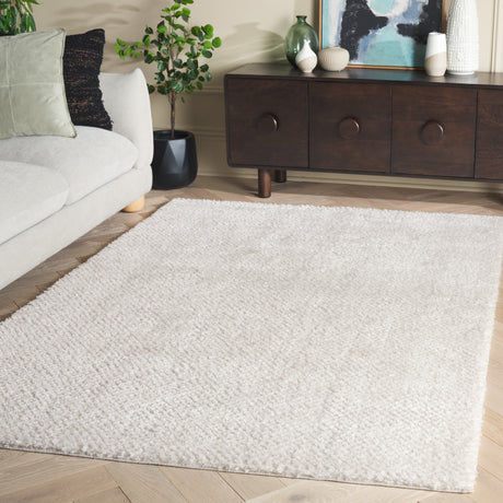 Safavieh Penelope Shag Pnl500A Ivory Rug.