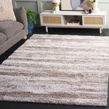 Safavieh Penelope Shag Pnl510E Taupe/Ivory Rug.