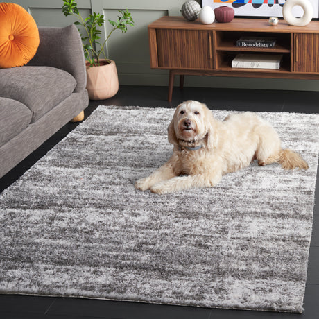 Safavieh Penelope Shag Pnl520F Grey/Ivory Rug.