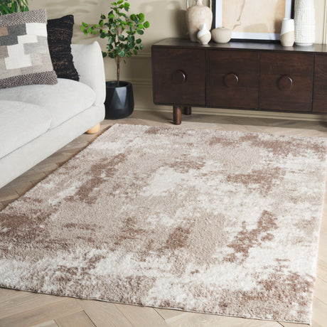 Safavieh Penelope Shag Pnl530B Beige/Ivory Taupe Rug.