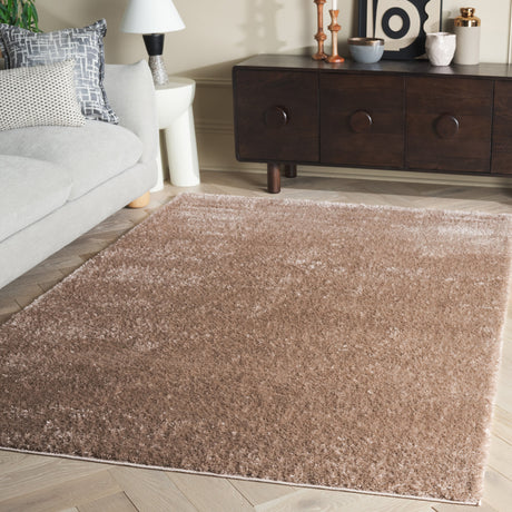 Safavieh Penelope Shag Pnl540E Taupe Rug.