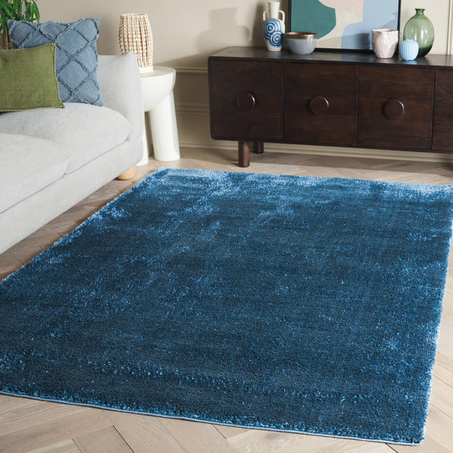 Safavieh Penelope Shag Pnl540N Navy Rug.