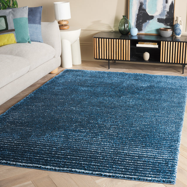 Safavieh Penelope Shag Pnl560N Navy/Ivory Rug.