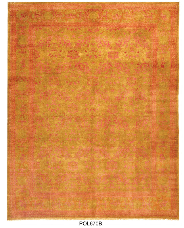 Safavieh Polonaise Pol670B Gold/Bronze Rug.