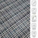 Amer Paradise PRD-1 Gray area rug - infographic view