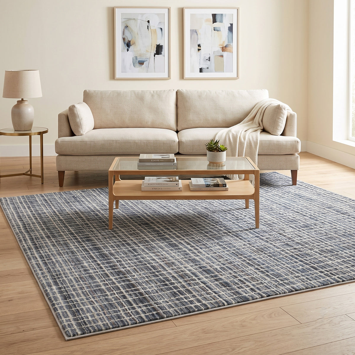 Amer Paradise PRD-1 Gray area rug - lifestyle view