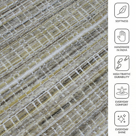 Amer Paradise PRD-3 Gold area rug - infographic view