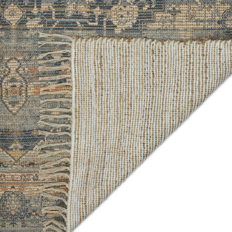 Amer Prairie PRE-2 Denim / Orange area rug - back view
