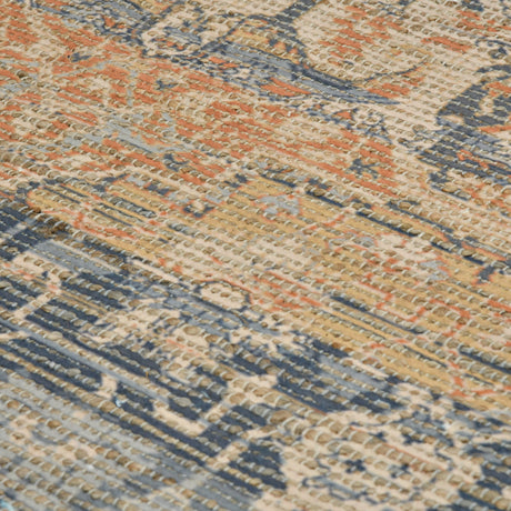 Amer Prairie PRE-2 Denim / Orange area rug - close-up view