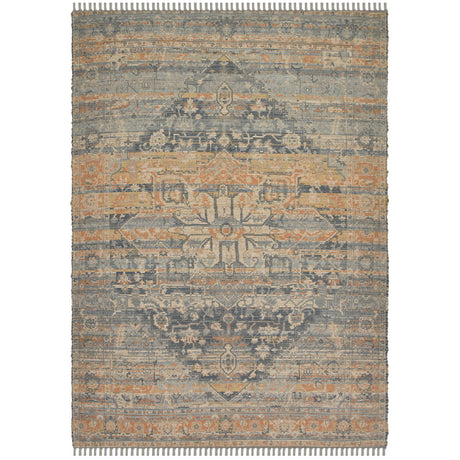 Amer Prairie PRE-2 Denim / Orange area rug - product view