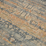 Amer Prairie PRE-2 Denim / Orange area rug - color swatch view