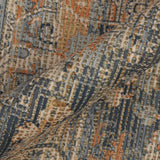 Amer Prairie PRE-2 Denim / Orange area rug - color swatch view