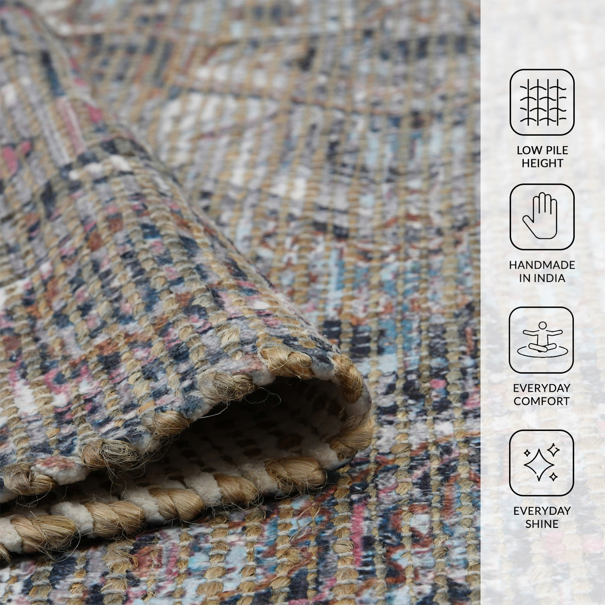 Amer Prairie PRE-5 Light Blue / Pink area rug - infographic view