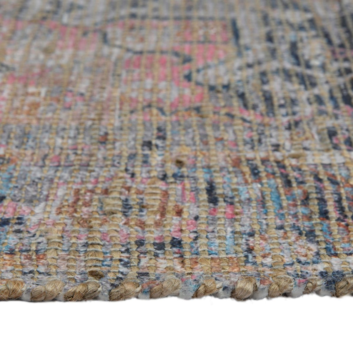 Amer Prairie PRE-5 Light Blue / Pink area rug - profile view