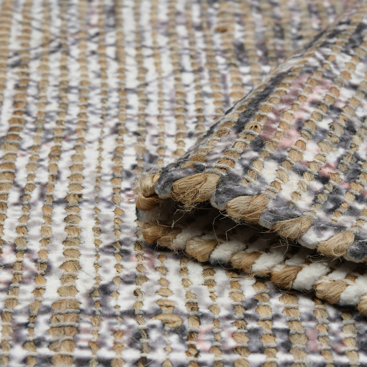 Amer Prairie PRE-6 Dove Gray area rug - rolled view