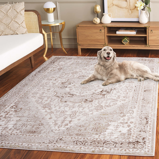 Safavieh Prestige Pte102A Ivory/Beige Rug.