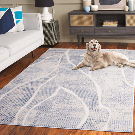Safavieh Prestige Pte104A Ivory/Blue Rug.