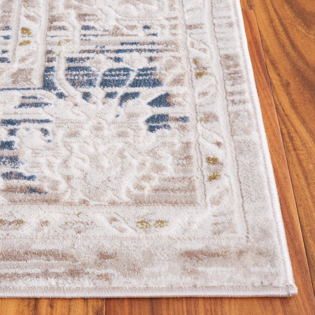 Safavieh Prestige Pte110B Beige/Blue Rug.