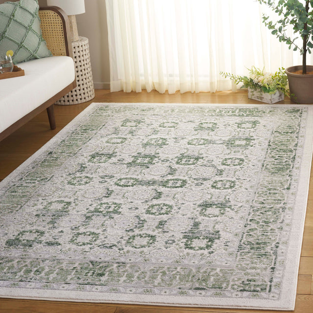 Safavieh Prestige Pte112A Ivory/Light Green Rug.