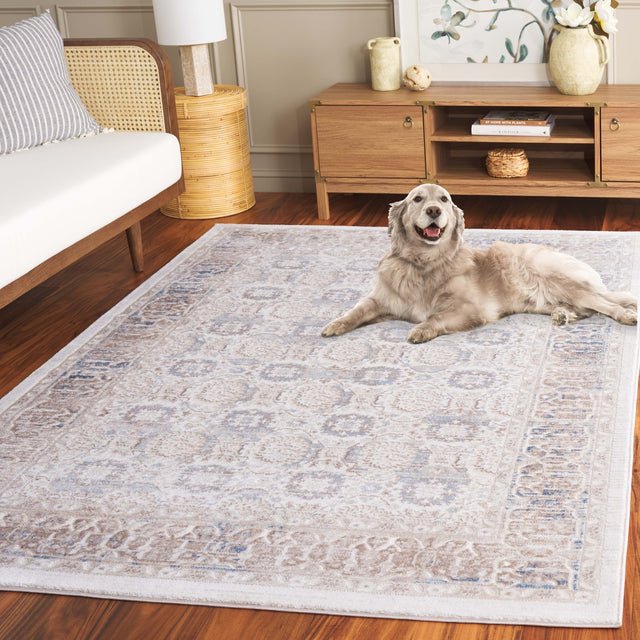 Safavieh Prestige Pte112B Beige/Light Blue Rug.