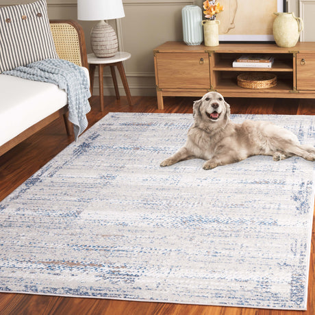 Safavieh Prestige Pte114A Ivory/Blue Rug.