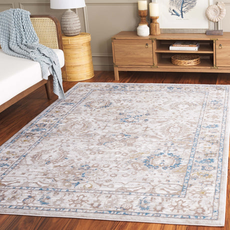 Safavieh Prestige Pte118B Beige/Blue Rug.