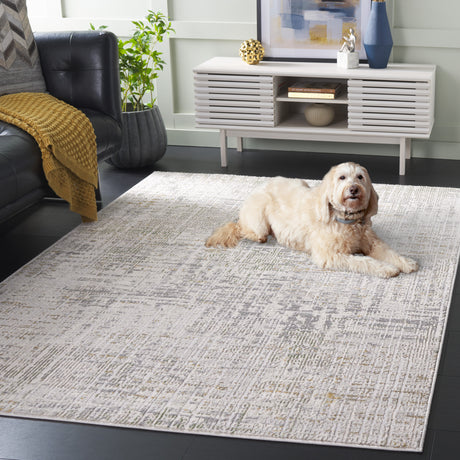 Safavieh Prestige Pte124A Ivory/Grey Rug.